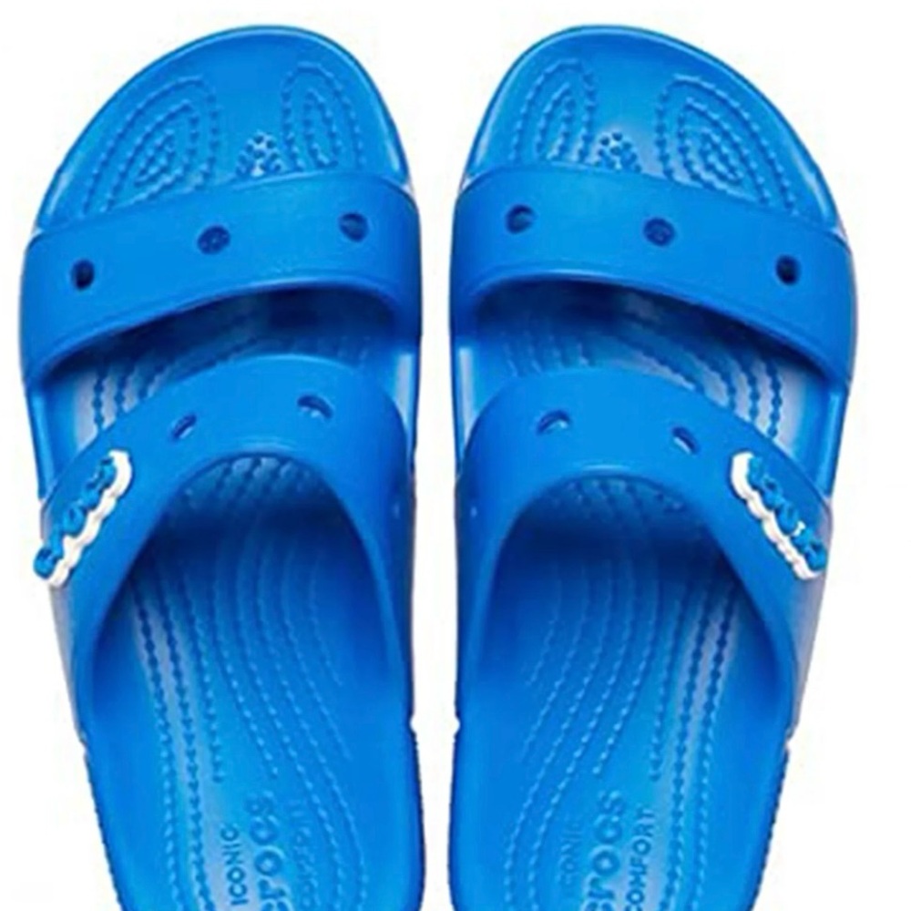 Crocs Blue Slide Sandals